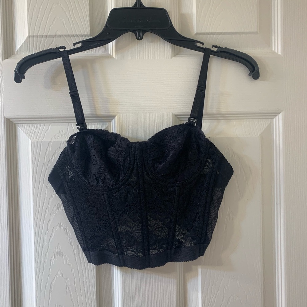 Black bra/corset